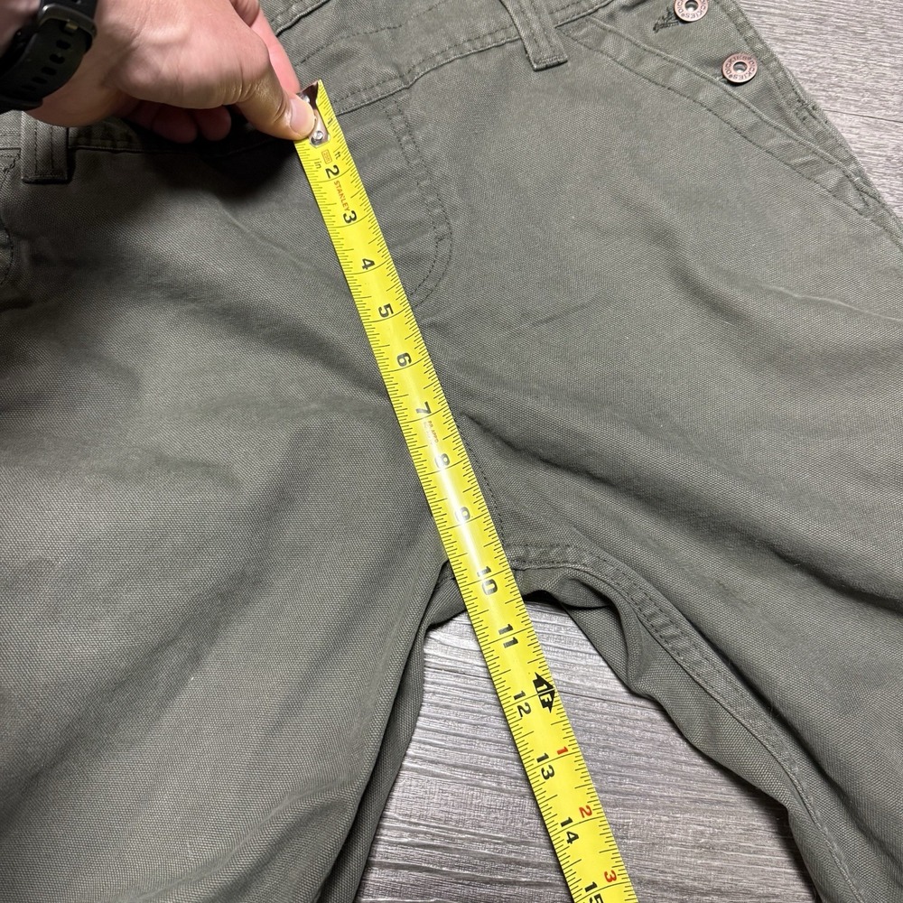 Dickies Relaxed Straight Leg Carpenter Overalls Green Women XS Workwear - Picture 11 of 11